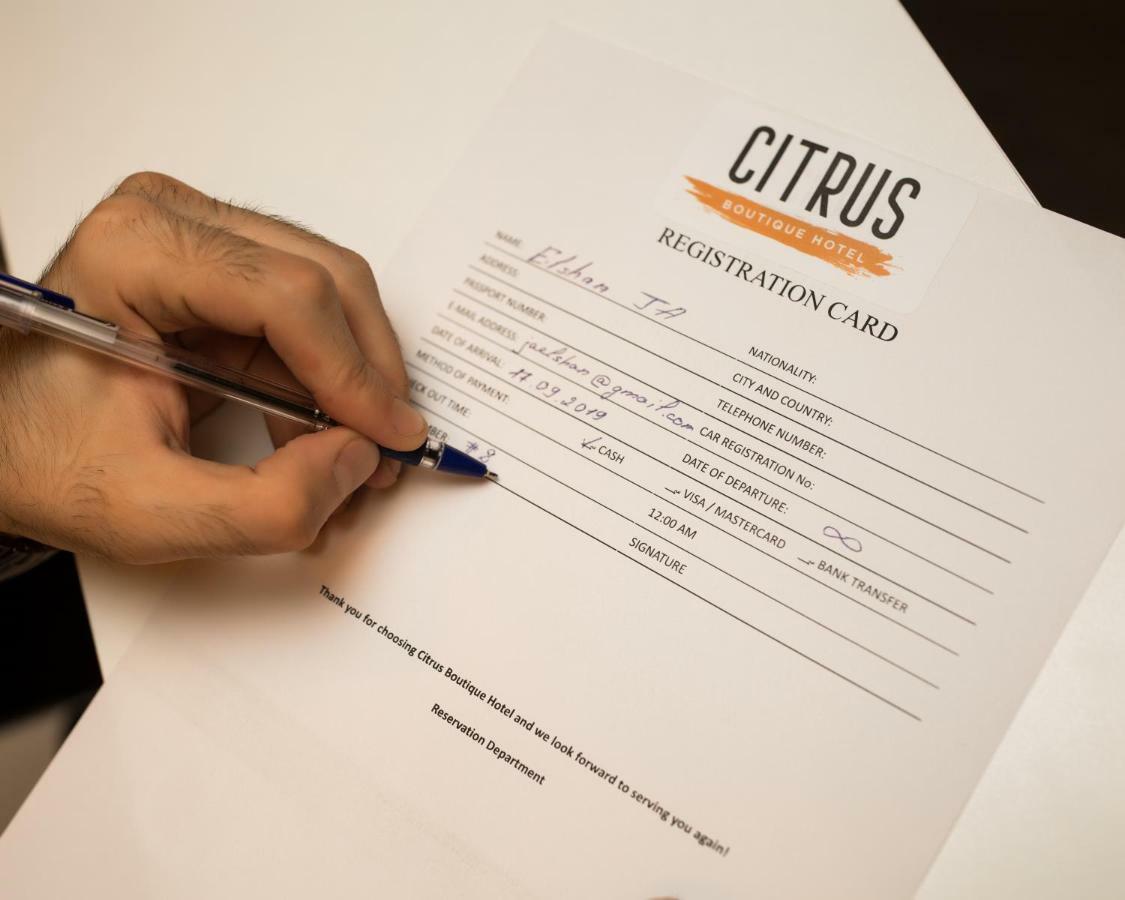Citrus Boutique Hotel 바쿠 외부 사진